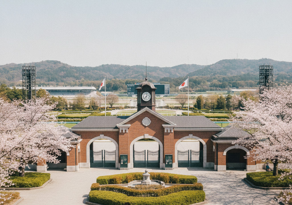 【Uma Musume Pretty Derby】Nakayama Racecourse・Central Gate (Chiba Prefecture)