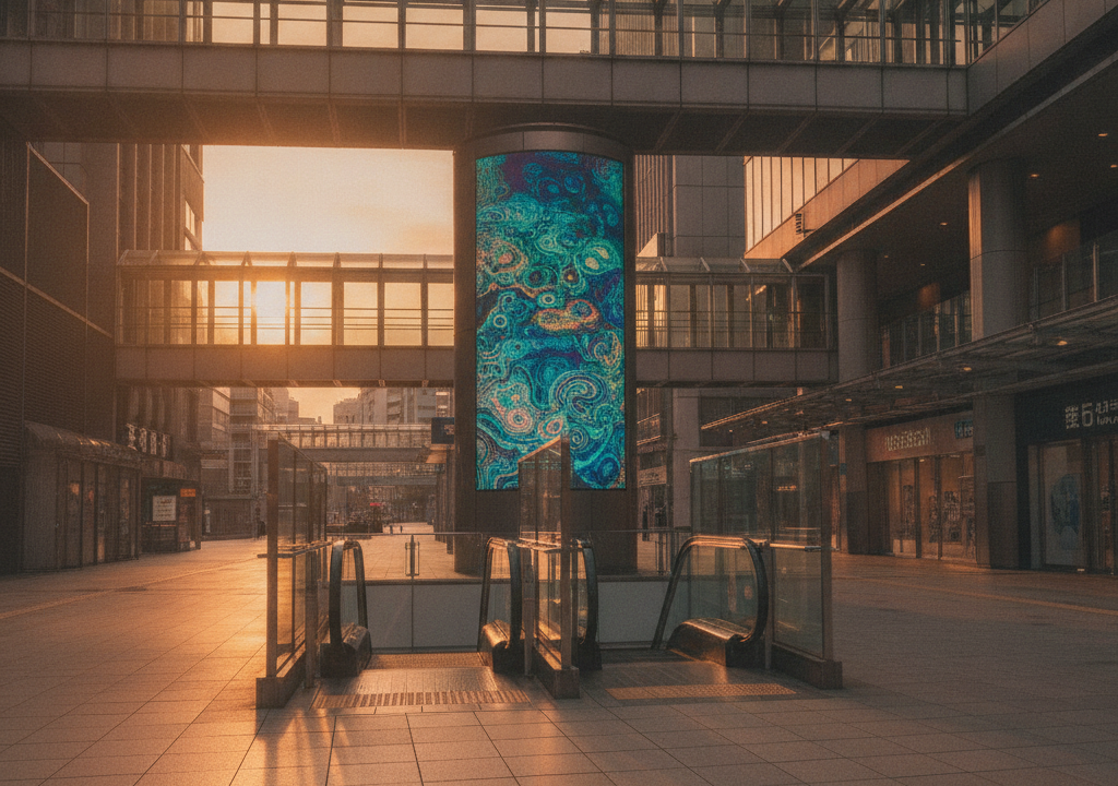 【Uma Musume Pretty Derby】Hankyu Umeda BIGMAN Front (Osaka Prefecture)