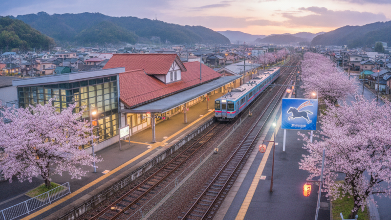 【ウマ娘 シンデレラグレイ】名鉄笠松駅(岐阜県)